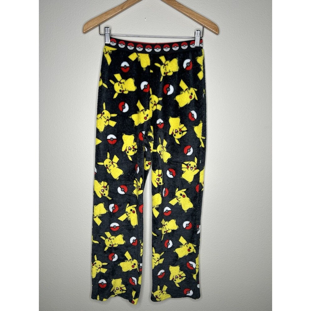 Pokemon Pikachu Pokeball Boys Size 14/16 Cozy Soft Fleece Pajama Pants